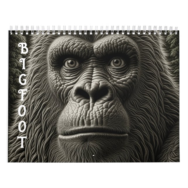 Calendrier Bigfoot ou Sasquatch Cryptid (Protection)
