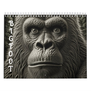 Calendrier Bigfoot ou Sasquatch Cryptid