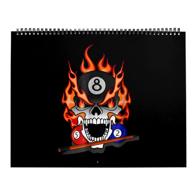 Calendrier Billard Lover | Grand Billard de la piscine Cadeau (Protection)