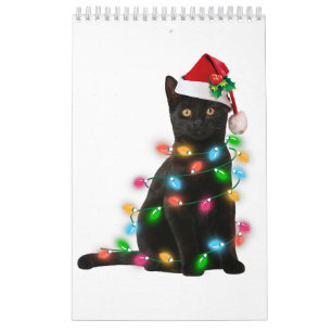 Calendrier Black Cat noël chemise légère drôle amoureux des c