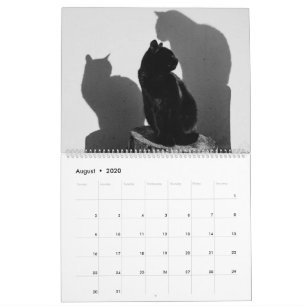 Calendrier Black Cats & Kittens Cute Kitty Cat 2020