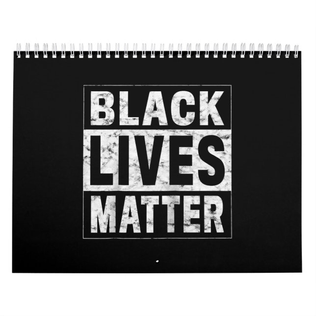Calendrier Black Lives Matt Black History Black Power Pride (Protection)