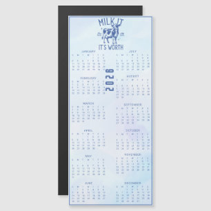 Calendrier Bleu 2026 'Tirez-en tout le jus'