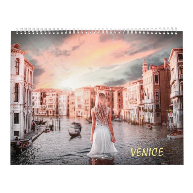 Calendrier Blondie Dans Venise Romantique (Protection)