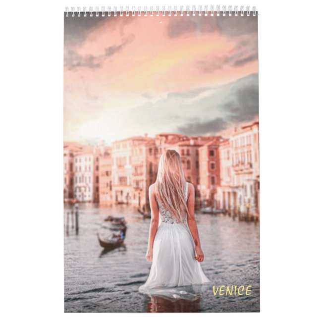 Calendrier Blondie Dans Venise Romantique (Protection)