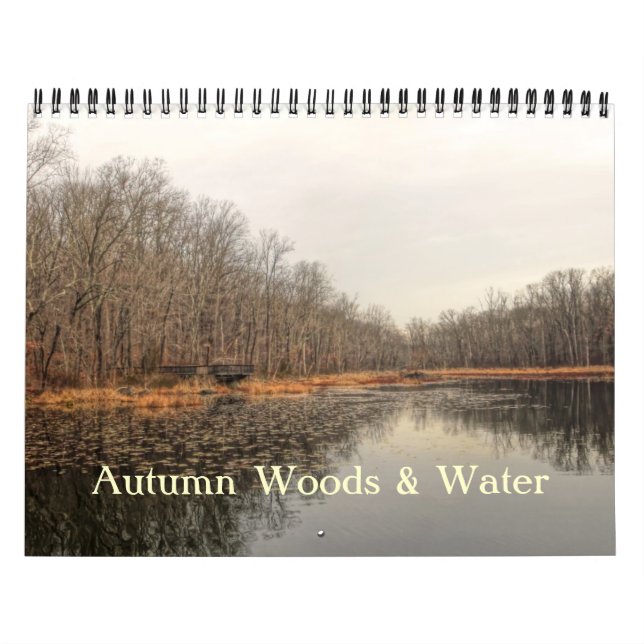 Calendrier - Bois d'automne & Eau (Protection)