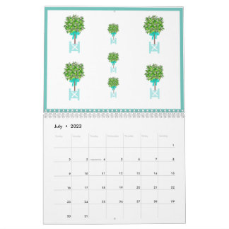 Calendrier Boîte à Plante de Jardin Topiaire de tilleul
