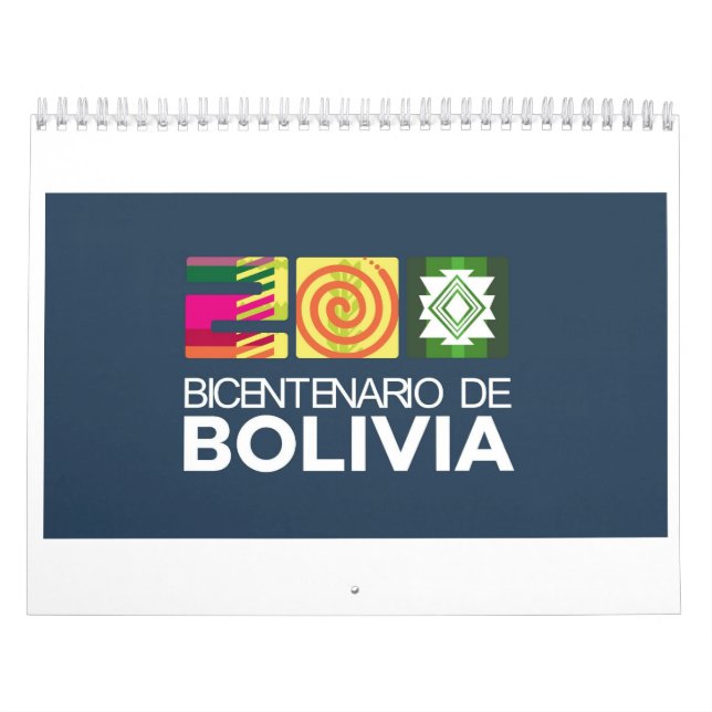 Calendrier Bolivie 200 años libres (Protection)