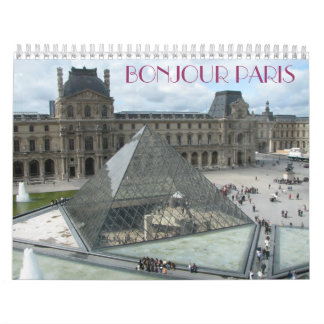 CALENDRIER BONJOUR PARIS