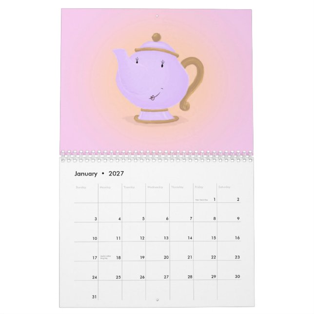 Calendrier Bonne année alimentaire 2014 (Jan 2027)