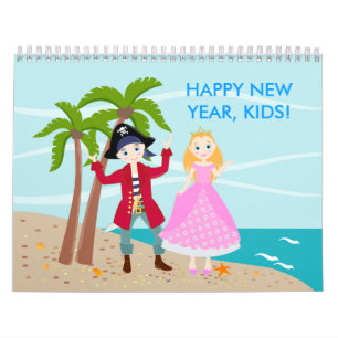 Calendrier Bonne année, les enfants !