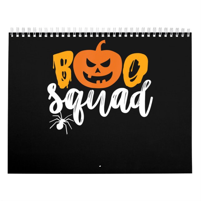 Calendrier Boo Squad - Drôle Citrouille Spider Halloween (Protection)