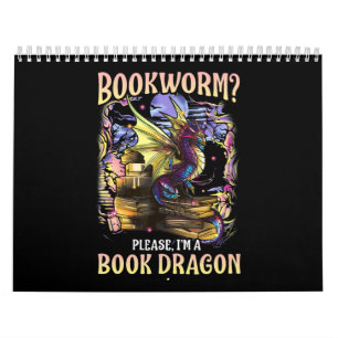Calendrier bookworm, s'il vous plaît, je m'occupe d'un drago