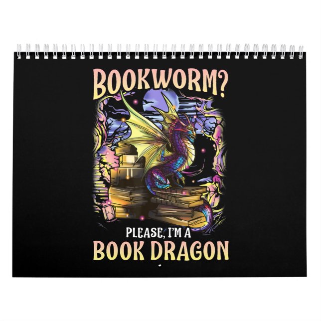Calendrier bookworm, s'il vous plaît, je m'occupe d'un dragon (Protection)