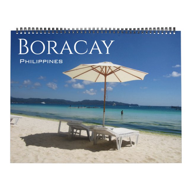 Calendrier Boracay 2026 grand (Protection)
