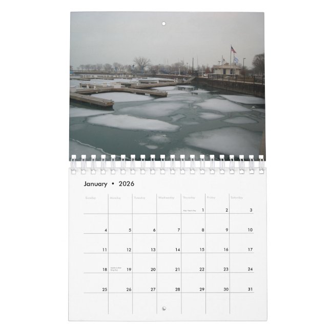 Calendrier Bord de mer 2011 de Chicago (Jan 2026)