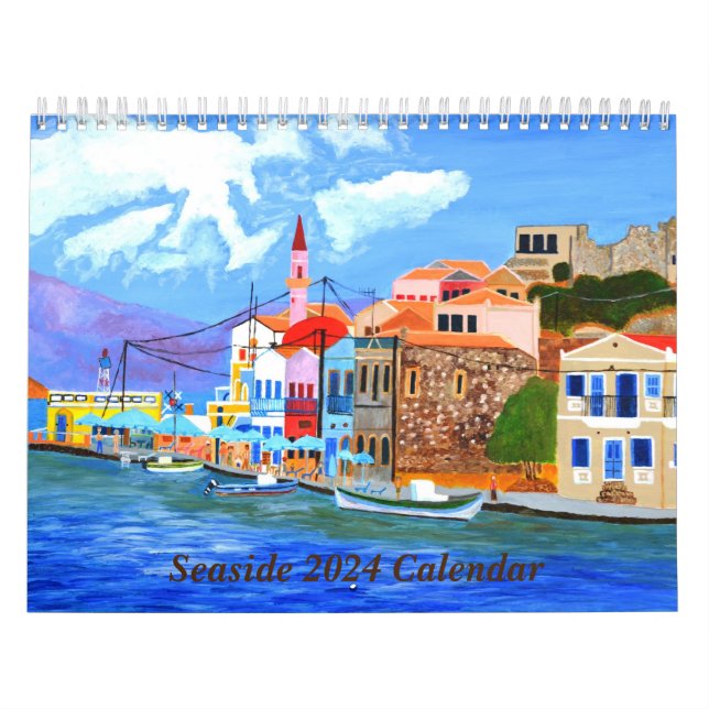 Calendrier bord de mer 2024  (Protection)