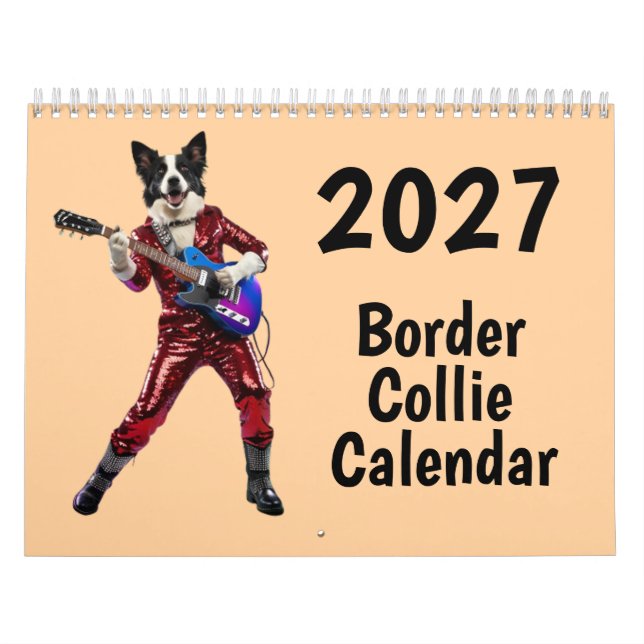 Calendrier Border Collie 2027 (Protection)