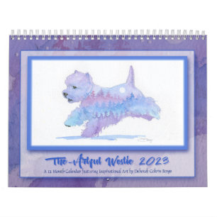 Calendrier Borgo's The Artful Westie 2023 Calendar