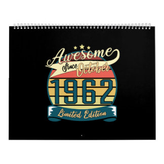 Calendrier Born 1962 October Limited