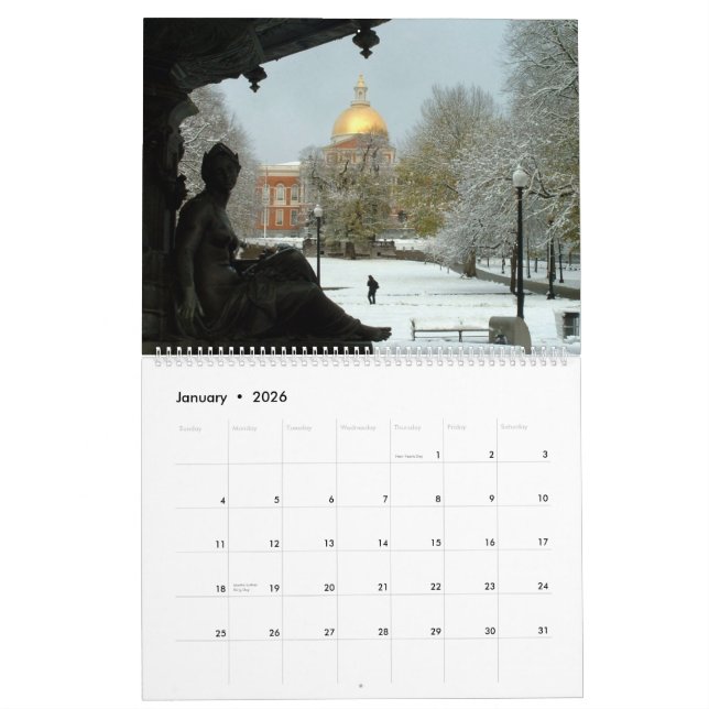 Calendrier Boston 2015 (Jan 2026)
