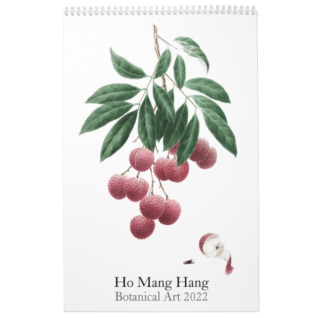 Calendrier Botanical art calendar 2022 (Protection)