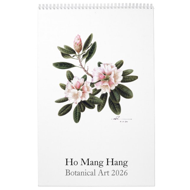 Calendrier Botanical Watercolors Calendar 2026 (Protection)