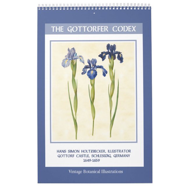 Calendrier botanique vintage - Le Codex Gottorfer  (Protection)