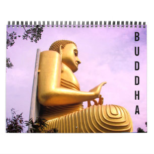 Calendrier bouddha statues 2025