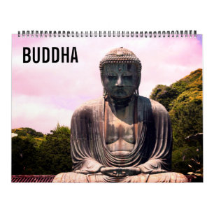 Calendrier bouddha statues 2025 grand