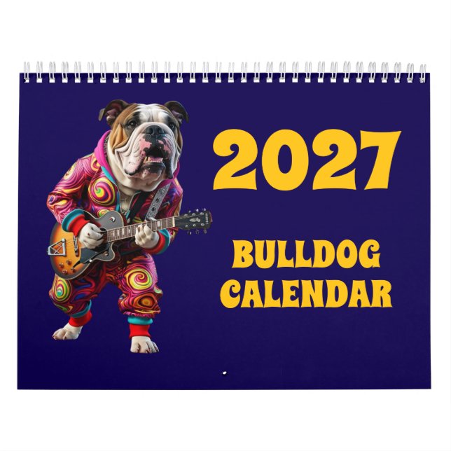 Calendrier Bouledogue 2027 (Protection)