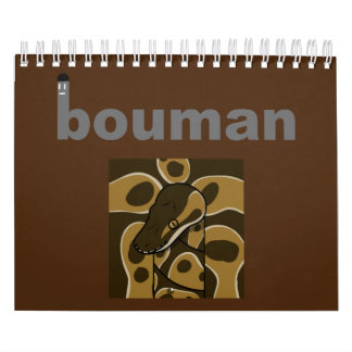 Calendrier bouman ball python series
