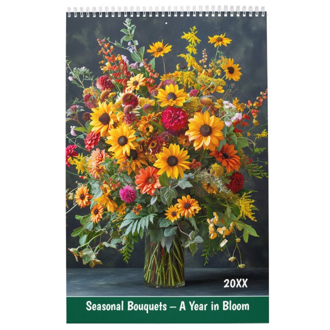 Calendrier Bouquets Saisonniers – Une Année en Fleurs (Protection)