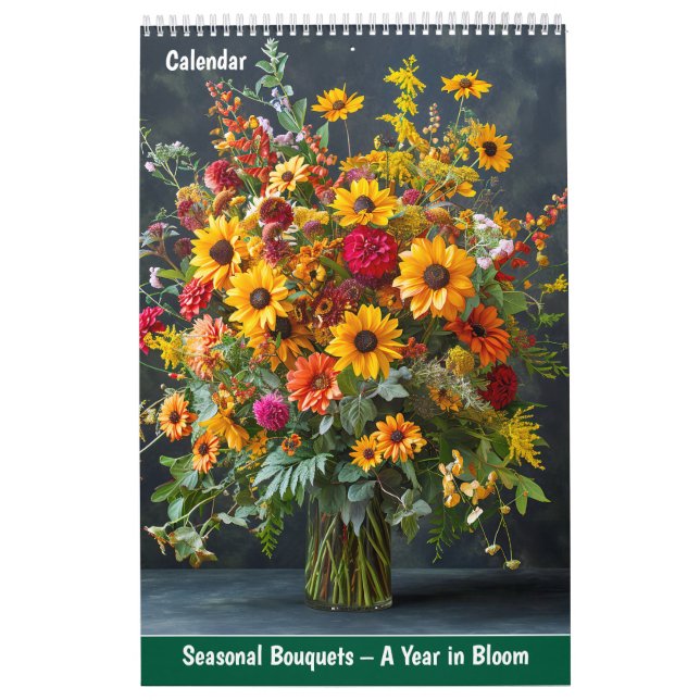Calendrier Bouquets Saisonniers – Une Année en Fleurs (Protection)