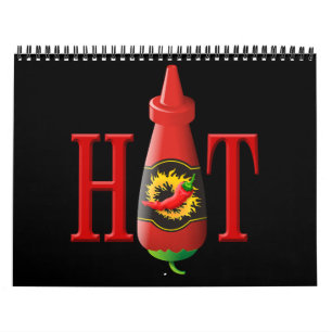 Calendrier Bouteille de sauce chaude