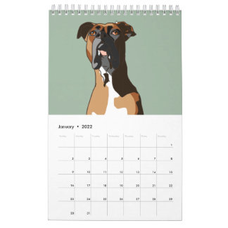 Calendrier Boxer