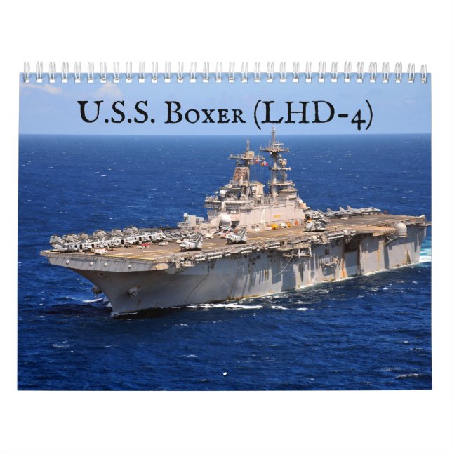 Calendrier Boxer USS (LHD-4) (Protection)