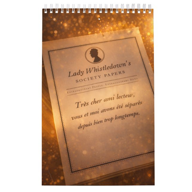 Calendrier Bridgerton inspired (Protection)