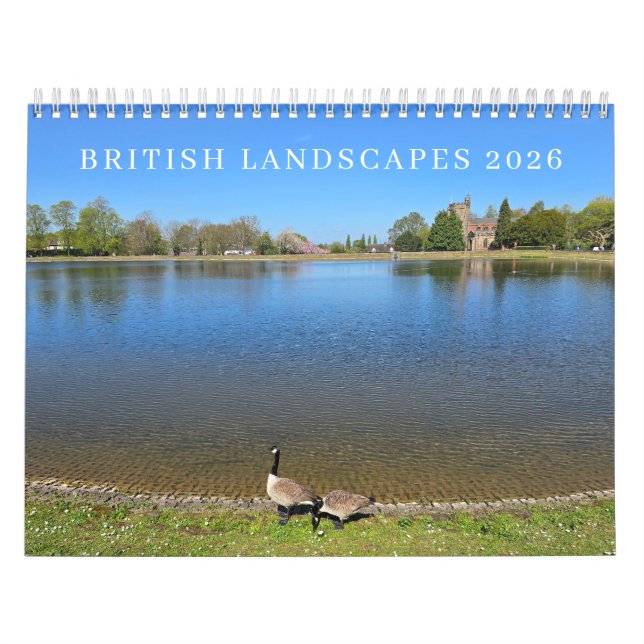 Calendrier British Landscapes 2026 calendar (Protection)