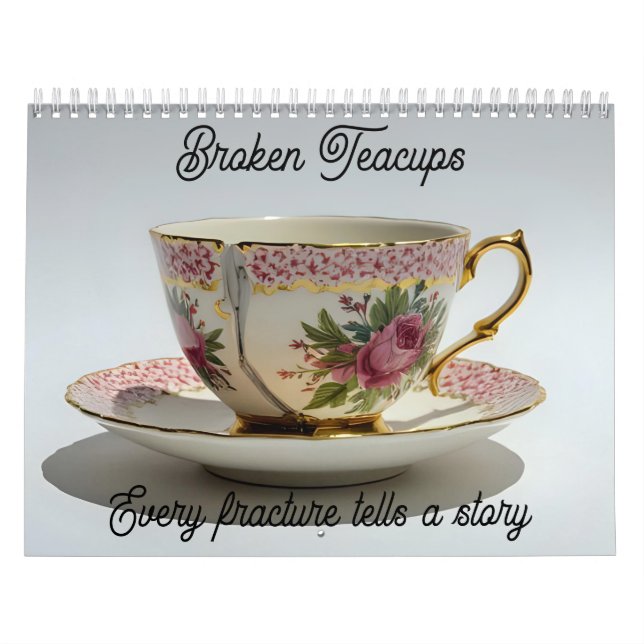Calendrier broken teacup inspirational mental health calendar (Protection)