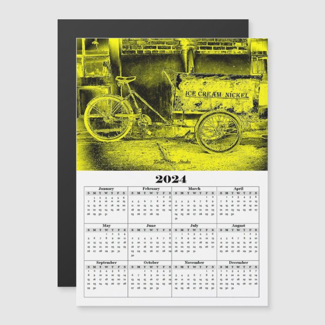 Calendrier Bywater Bicycle 2024 (Devant / Derrière)