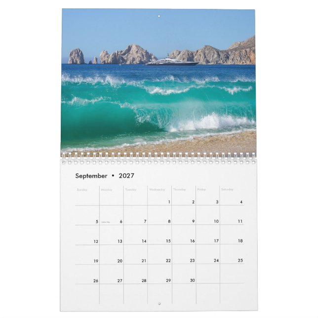 Calendrier Cabo San Lucas (Sep 2027)