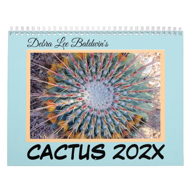 Calendrier Cactus 202X par Debra Lee Baldwin (Protection)
