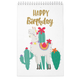 Calendrier Cactus Joyeux anniversaire