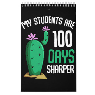 Calendrier Cactus Mes Étudiants Sont 100 Jours