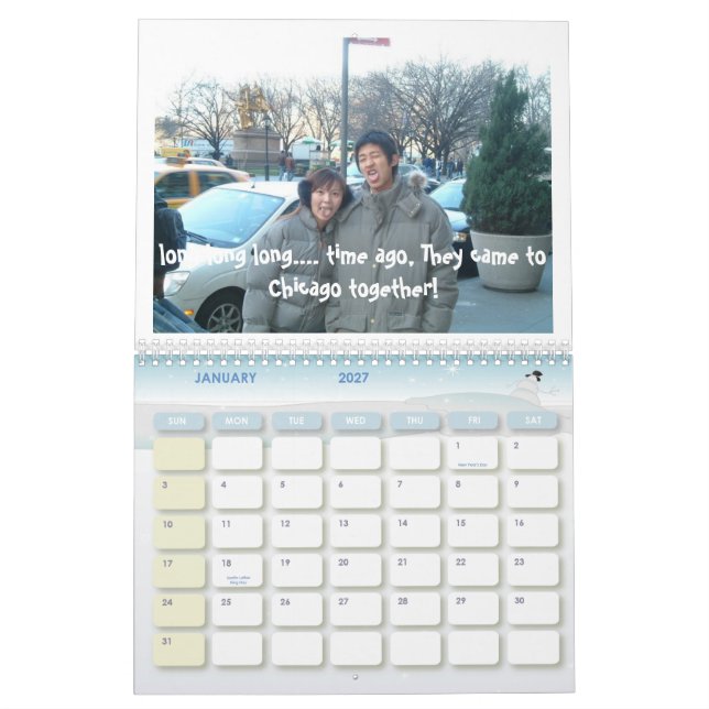 Calendrier Cadeau d'anniversaire de Craig--bout un (Jan 2027)