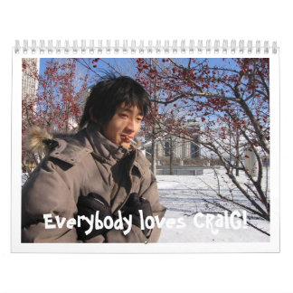 Calendrier Cadeau d'anniversaire de Craig--bout un