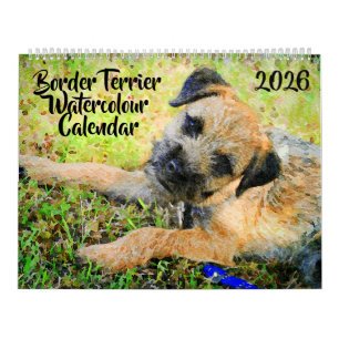 Calendrier Cadeau de maman de chien Border Terrier 2026 Cadea