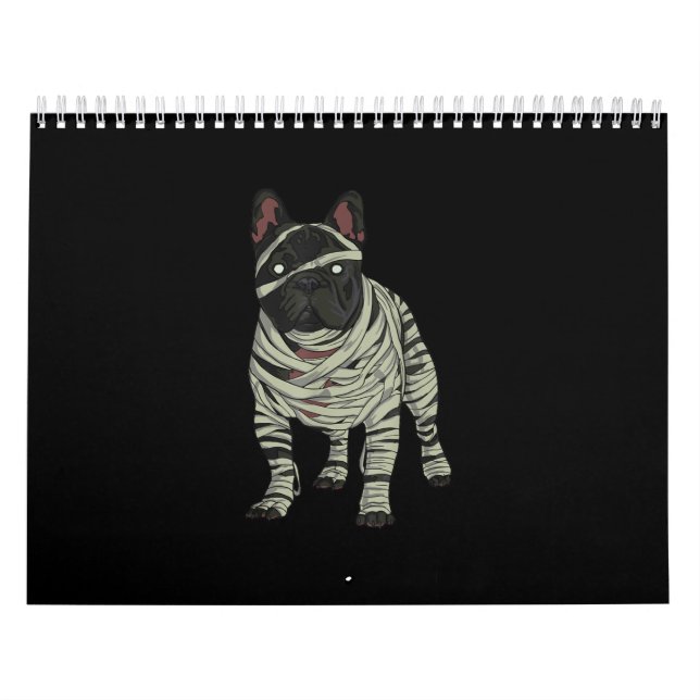Calendrier Cadeau d'Halloween de maman de chien de taureau fr (Protection)
