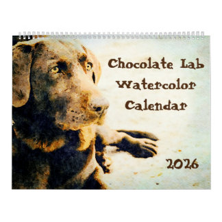 Calendrier Cadeau Lama Chien Lab Chocolate 2026 pour les amou